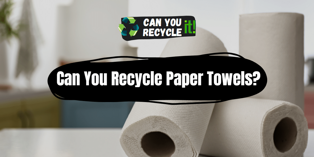 Can You Recycle Paper Towels